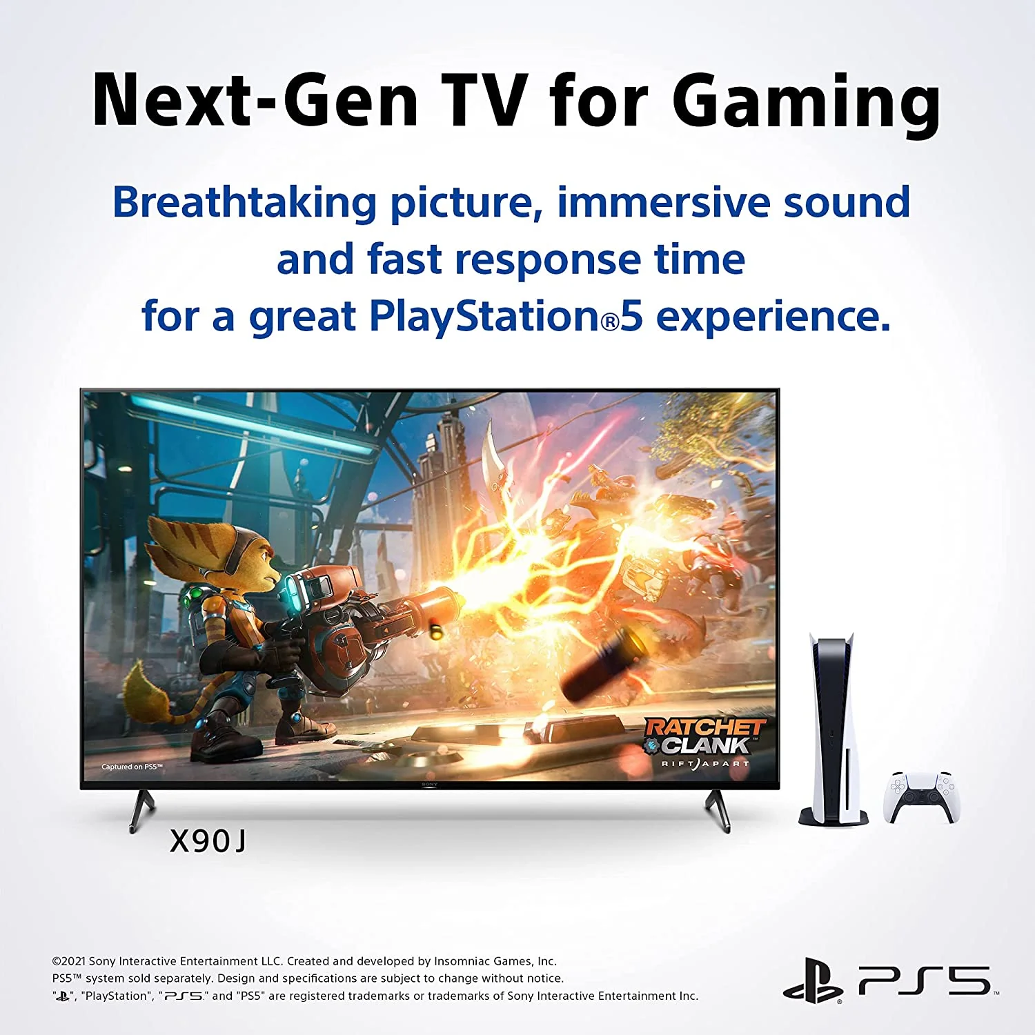 Sony Bravia (XR-55X90J) 4K Ultra HDR LCD Smart Android TV With 16GB - Image 7