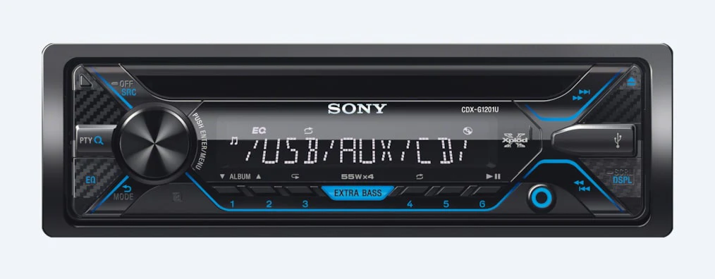 Sony CDX-G1201U Car Audio Stereo CD/USB/AUX/TUNER Player Media Receiver - Image 2