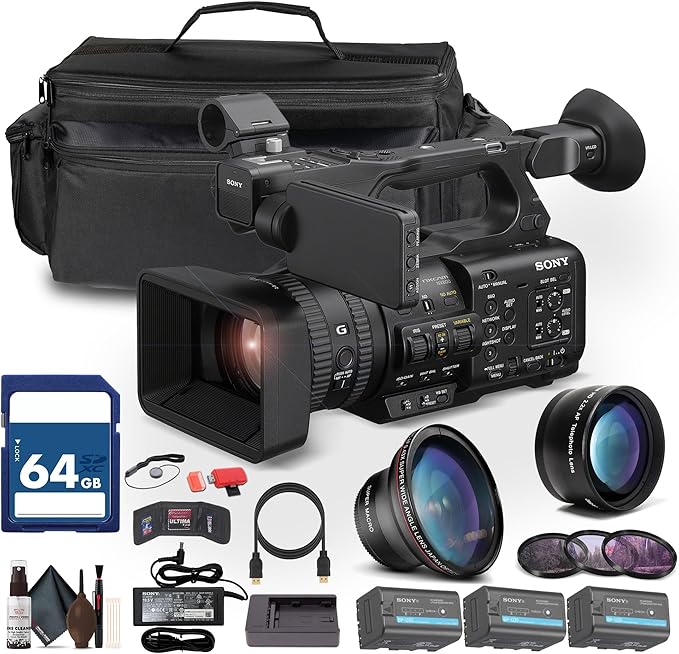 Sony PXW‑Z200 4K 1″ CMOS Sensor XDCAM Camcorder – Professional Ultra HD Video Production Camera for Broadcast, Film, and Event Recording