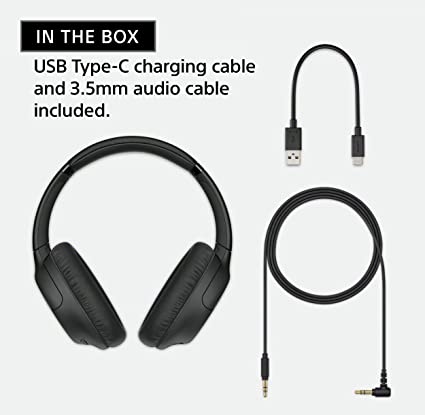 Sony (WH-CH710N) Noise Cancelling Wireless Over-Ear Headphones - Image 3