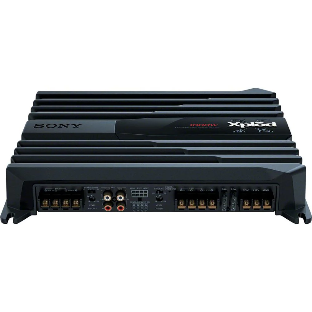 Sony XM-N1004 4 Channel 1000W Car Audio Power Amplifier - Image 2