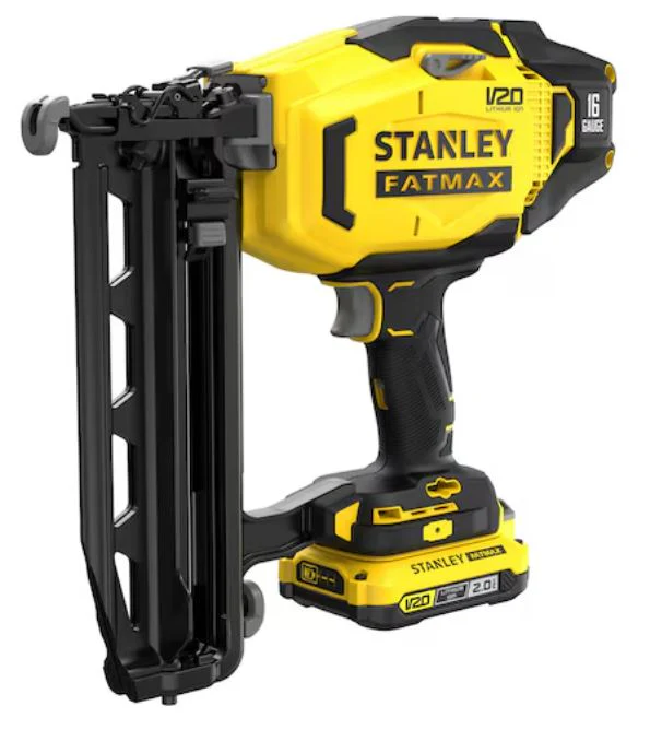 Stanley SFMCN616D2K-GB 18V FatMax V20 Cordless 16Ga Finishing Nailer – 2 x 2.0Ah Li-Ion Professional Woodworking & Trim Installation Tool - Image 2