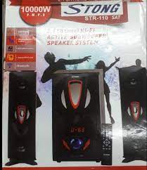 Strong (STR-110) 2.1 Channel Subwoofer Speaker System - Image 2