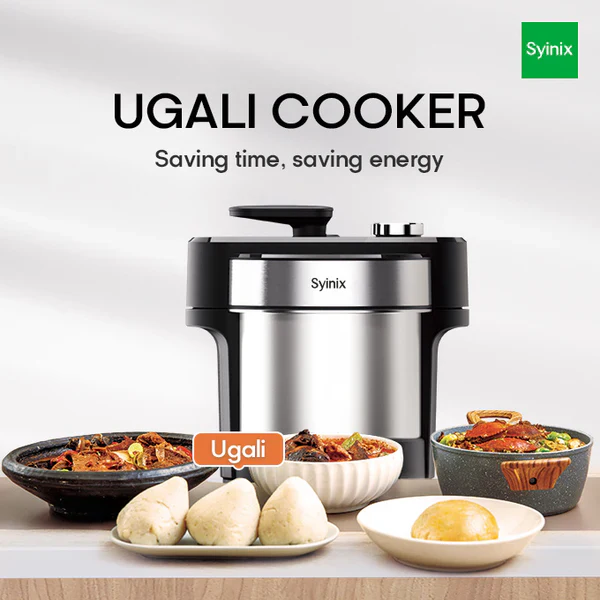 Syinix SFM50E1 5L Fully Automatic Ugali Cooker & Swallow Maker – Large Capacity, Hands-Free Cooking, Powerful Mixing System, Ideal for Home, Restaurant & Commercial Kitchens - Image 2