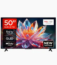 TCL 50T6C 50 Inch QLED Smart TV – 4K UHD, Google TV, HDR, Voice ControlHG6F - Image 2