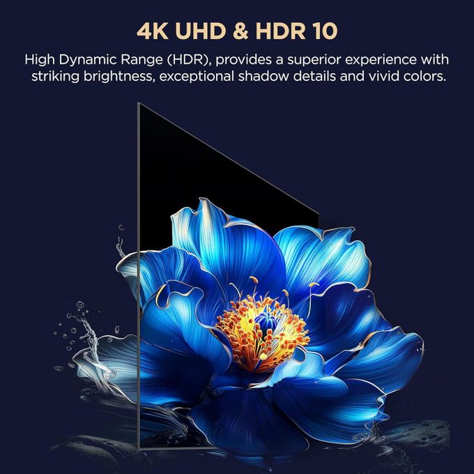 TCL 65V6C 65-Inch 4K UHD Android Smart TV - 4K Ultra HD display, Android Smart TV with built-in Google Assistant, HDR support, and sleek bezel-less design - Image 3