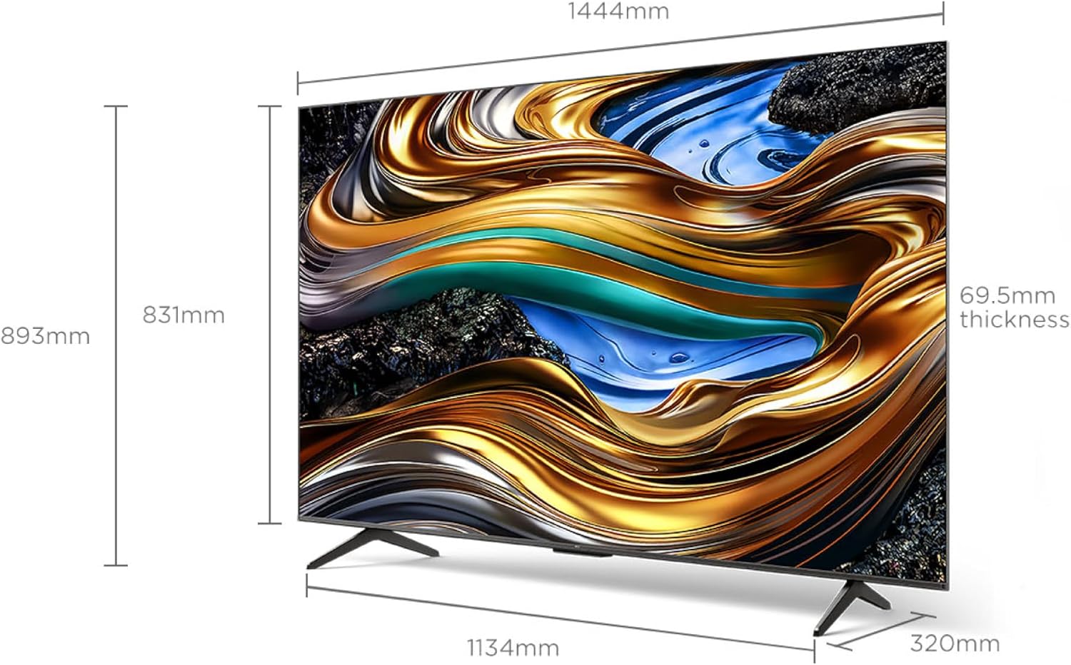 TCL 65P755 65-inch 4K UHD Smart Google TV with HDR10+, 120Hz, Game Master MEMC, Bluetooth, Netflix & YouTube - Image 7
