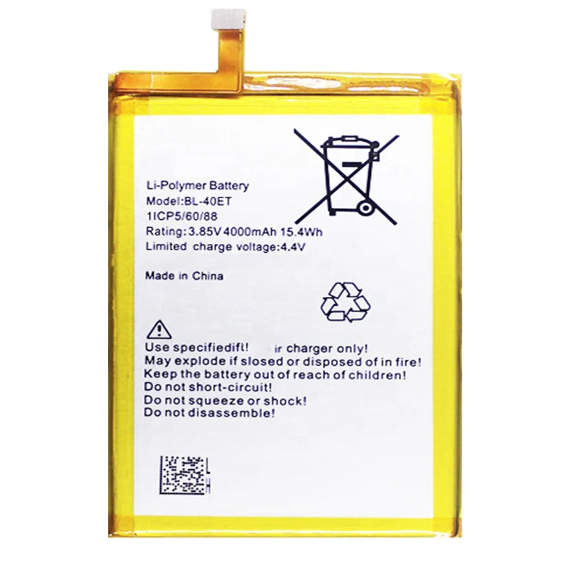 Tecno L8 Lite Phone (BL-40ET) Replacement Battery