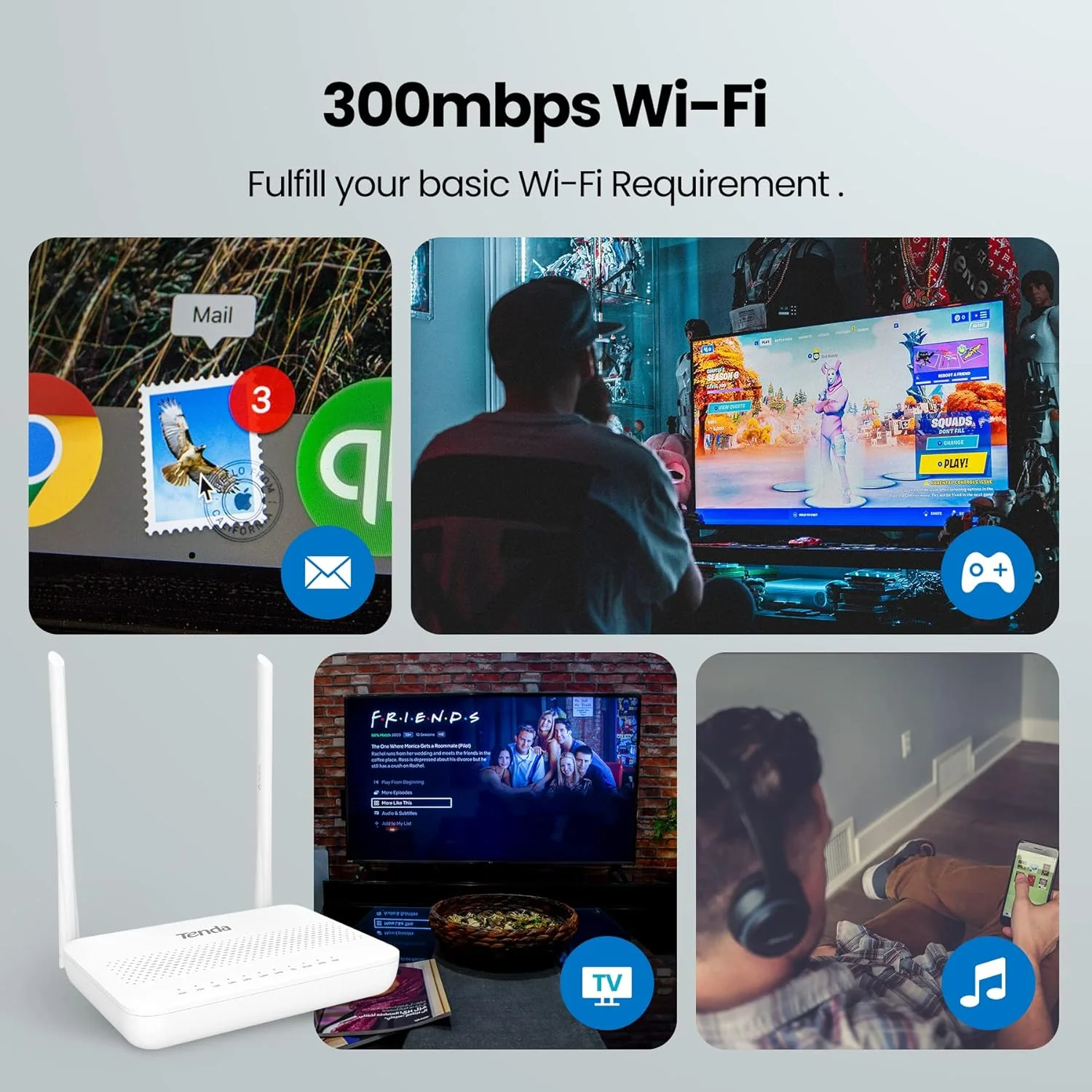 Tenda HG6 N300 Wi-Fi GPON ONT - Image 3