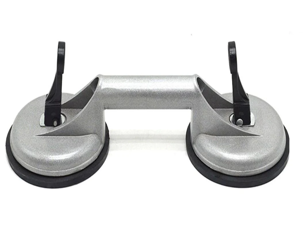 Tianqin TQ39011 Suction Cups – 123mm Aluminum Alloy Double-Claw, Heavy Duty 100kg Glass Lifter, Durable Strong Grip Tool