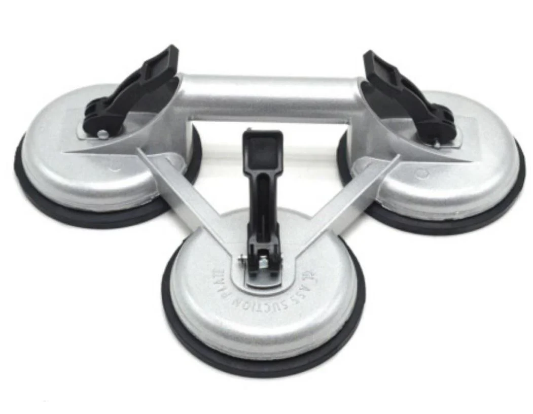 Tianqin TQ39012 Suction Cups – 123mm Aluminum Alloy 3-Claw, Heavy Duty 100kg Glass Lifter, Durable Strong Grip Tool
