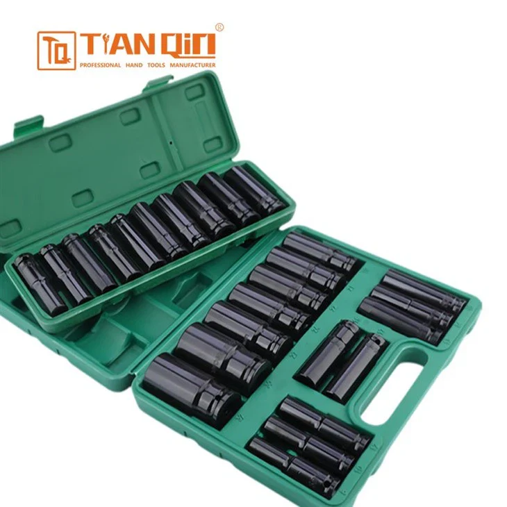 Tianqin TQ73006 15-Piece 1/2″ Long Socket Set – Professional Heavy Duty Mechanic Tool Kit for Automotive & Workshop Use - Image 2