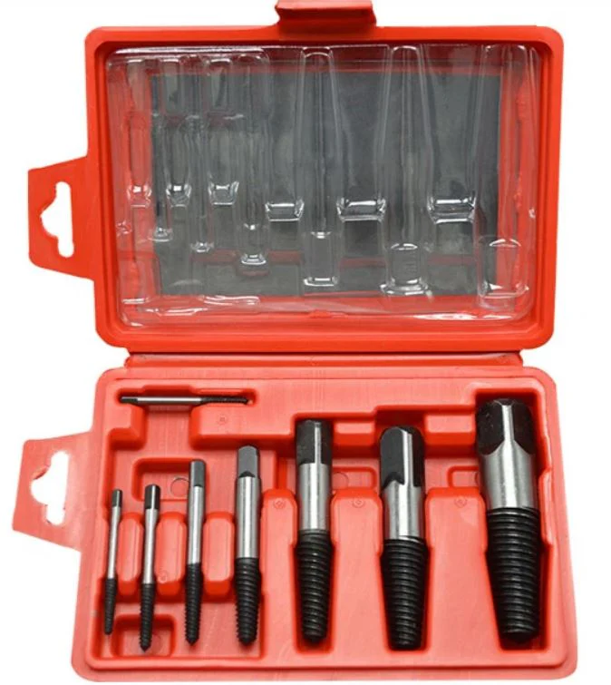 Tianqin TQ82087 8-Piece 40Cr Jumbo Screw Extractor Set – Heavy-Duty Broken Bolt Removal Tool - Image 3