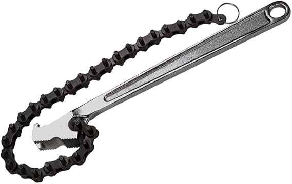 Tianqin TQ82150 15-Inch Chain Pipe Wrench – Heavy Duty Industrial Plumbing Tool for Large Pipes