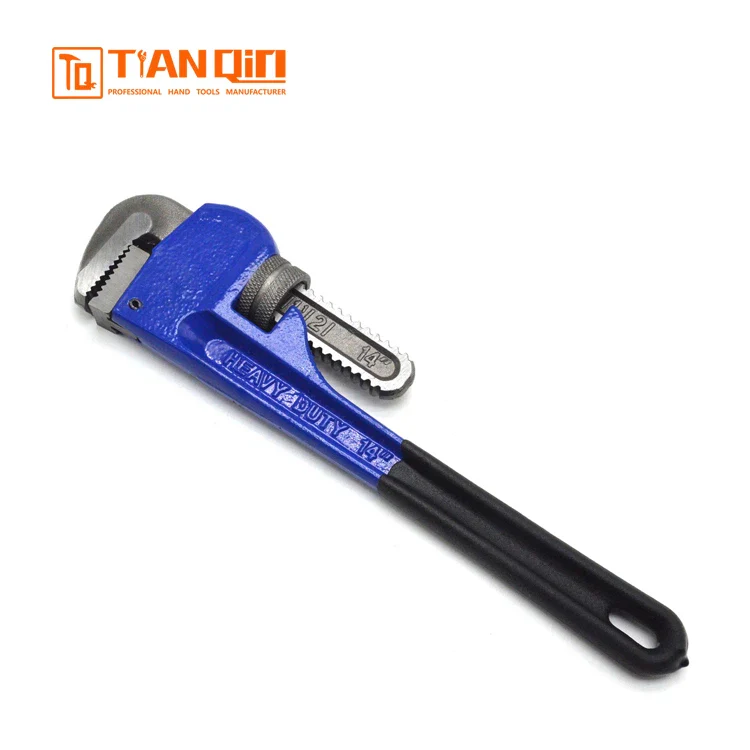 Tianqin TQ83005-48 48-Inch American Heavy Duty Pipe Wrench – 125mm Jaw, Double Eyebrow Industrial Plumbing Tool