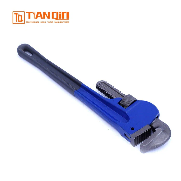 Tianqin TQ83005-48 48-Inch American Heavy Duty Pipe Wrench – 125mm Jaw, Double Eyebrow Industrial Plumbing Tool - Image 3