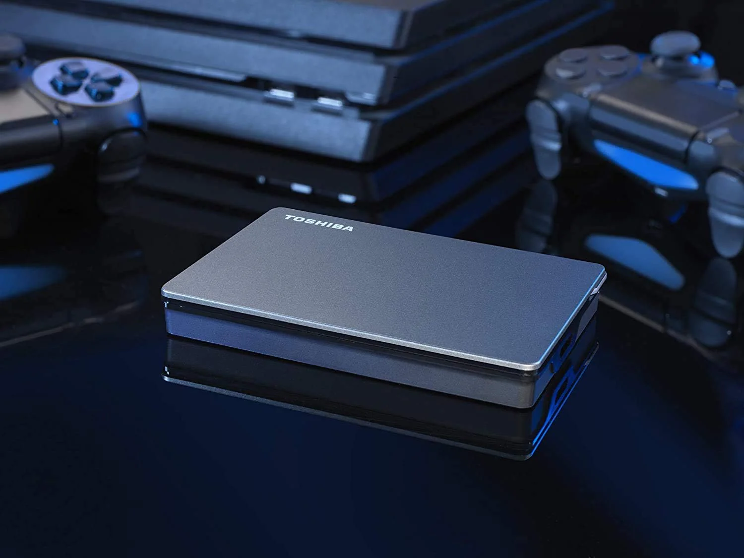 Toshiba 4TB Canvio Gaming 2.5" Portable External Hard Drive - USB 3.0, Compatible with PlayStation, Xbox, PC and Mac (HDTX140EK3CA) - Image 2