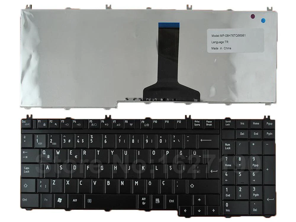 Toshiba Satellite C670 Laptop Replacement Keyboard - Image 2