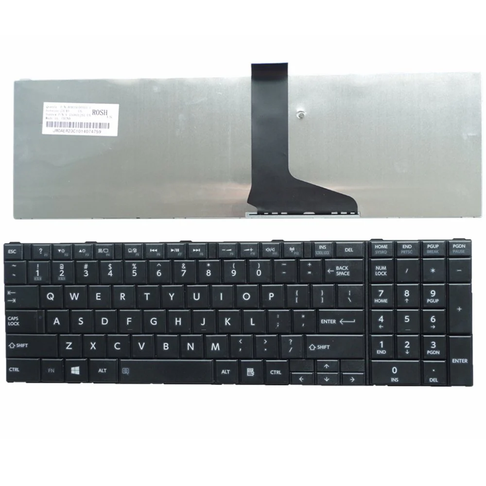 Toshiba Satellite C800 Laptop Replacement Keyboard - Image 2