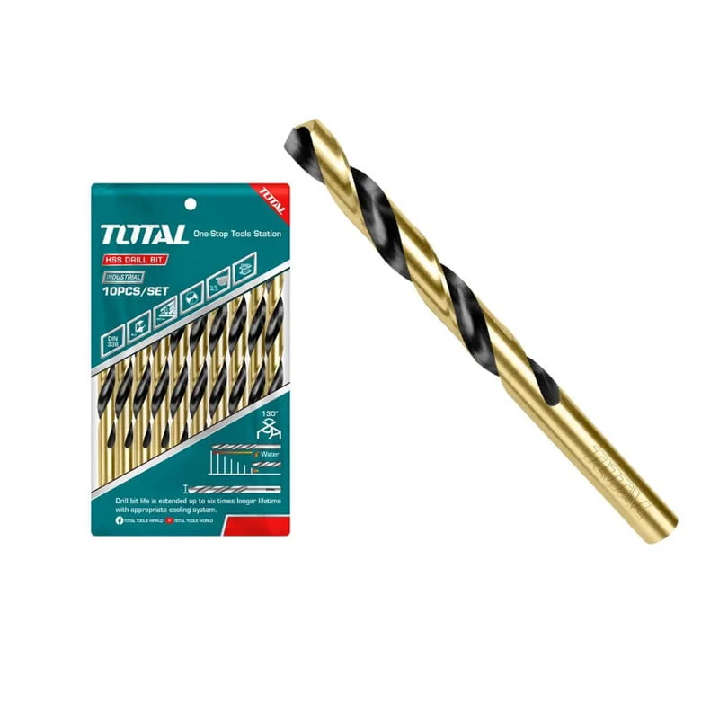 Total TAC100403 HSS Drill Bit 4mm 10pcs - Image 2