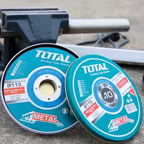 TOTAL TAC210115100 Abrasive Metal Cutting Disc Set 115mm - Image 4