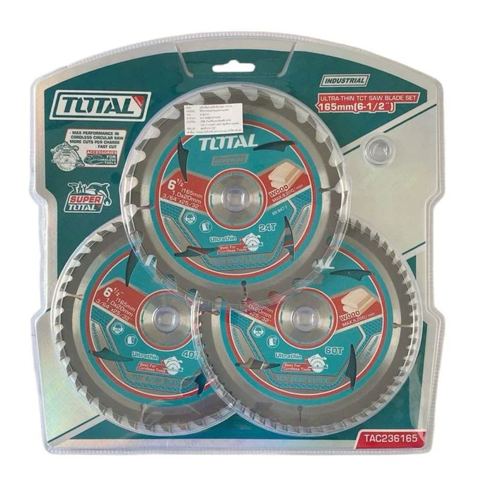 Total TAC236165 Ultra-thin TCT Saw Blade Set Size: 165mm(6-1/2") - Image 2