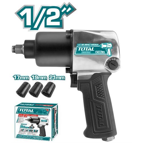 Total TAT40122 12.5mm (1/2") Air Impact Wrench – Heavy Duty Pneumatic Socket Tool for Automotive & Mechanical Use - Image 2