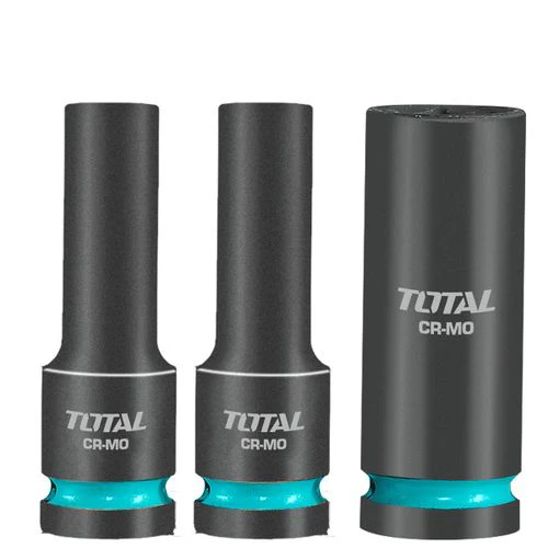 Total THKISD12042L 3-Piece 1/2" Drive Deep Impact Socket Set – Heavy Duty Automotive & Mechanical Tool Set - Image 3