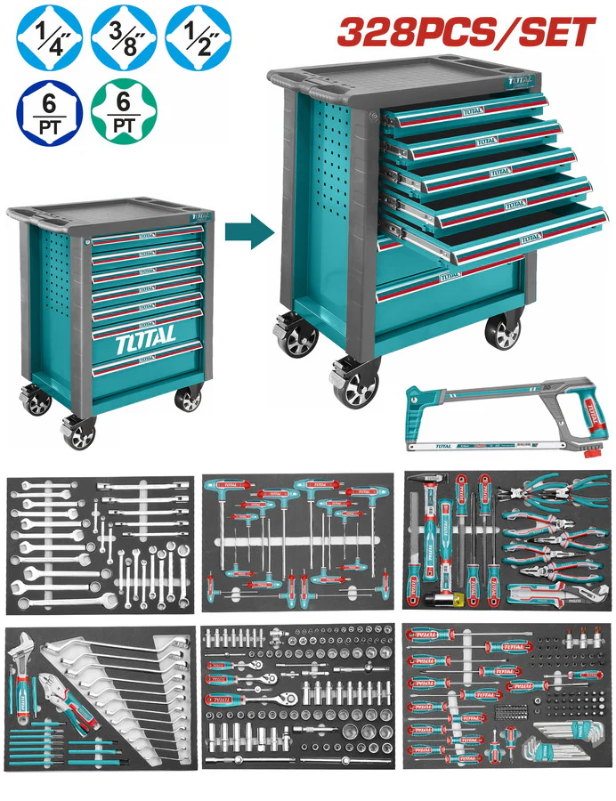Total THPTCS73281 328 Pcs Tool Chest Set - Image 2