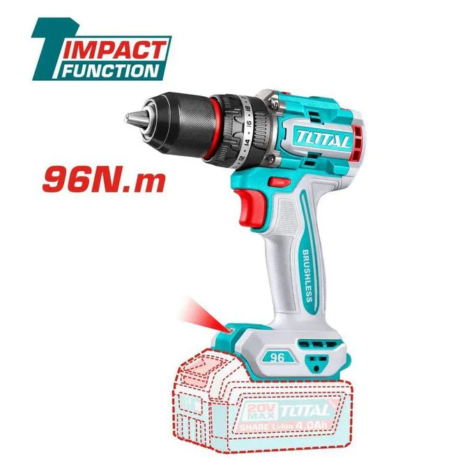 Total TIDLI20968 Brushless cordless impact drill - Image 4