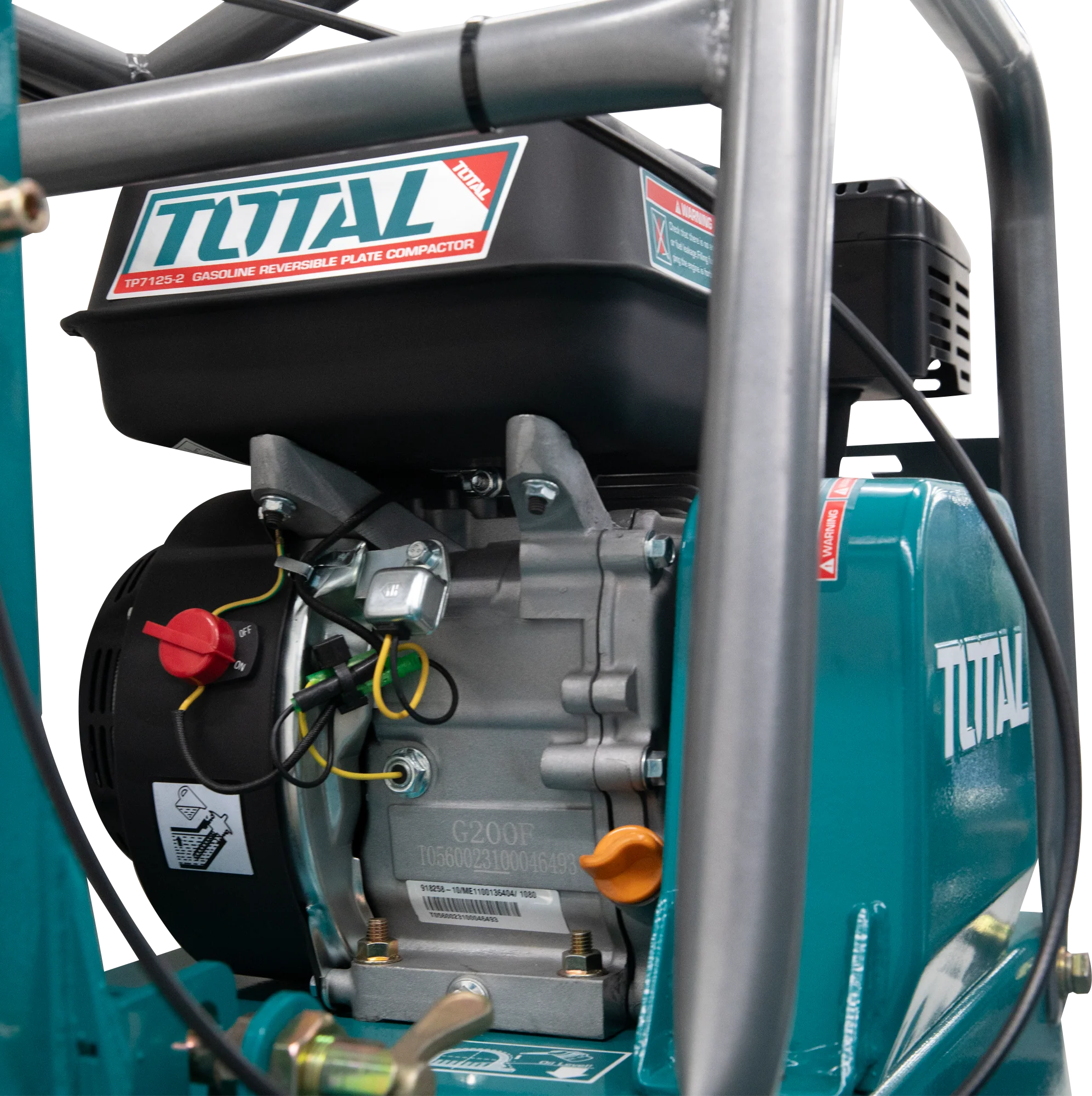 Total TP7125-2 Gasoline Reversible Plate Compactor 6.5HP - Image 2