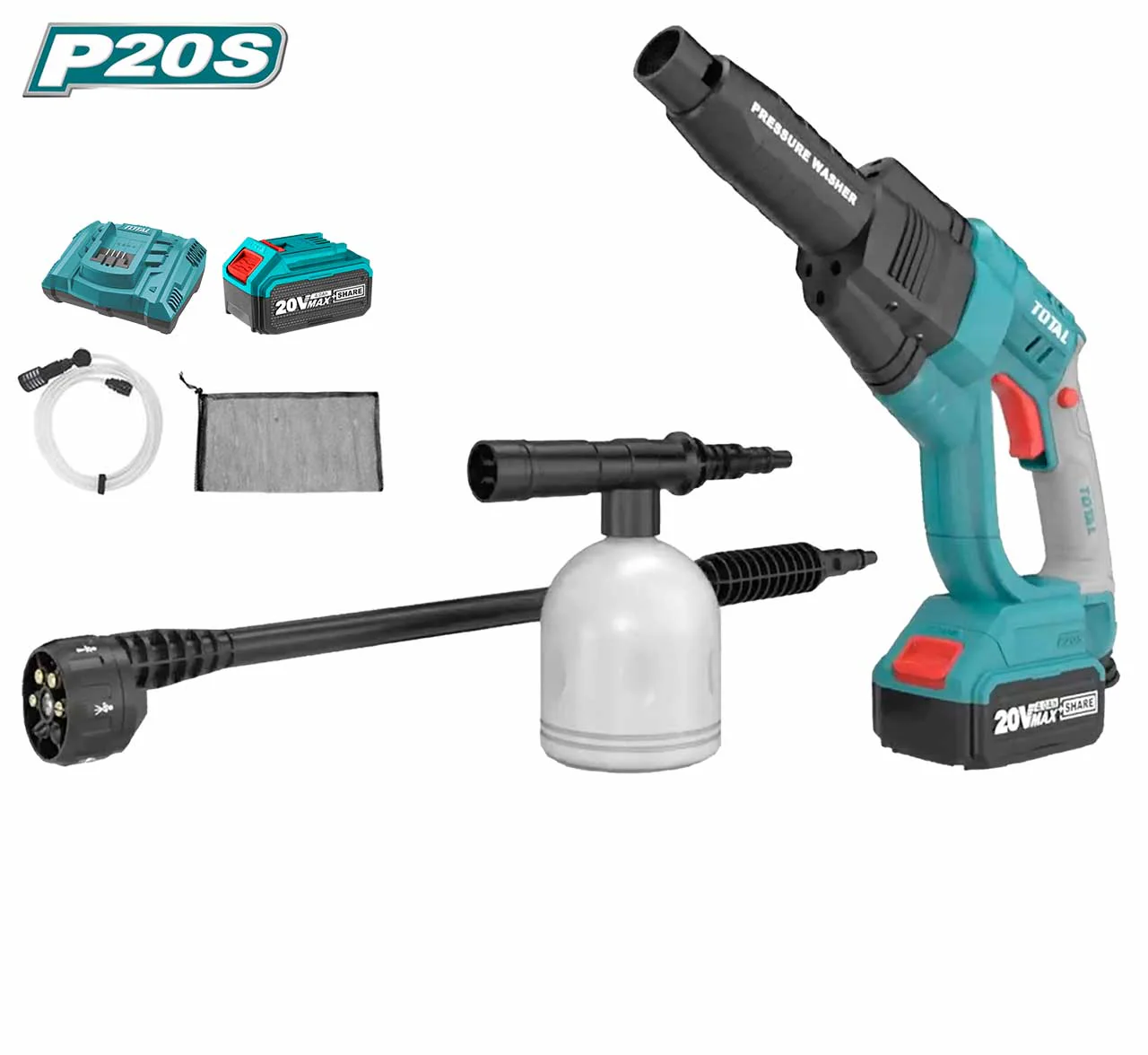 Total TPWLI20084 20V Lithium-ion Pressure Washer - Image 2