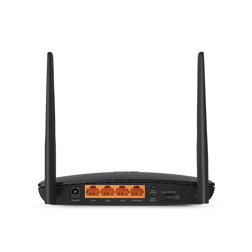 Tp-Link AC750 Wireless Dual Band 4G LTE Router (Archer MR200) - SIM Slot Unlocked, WAN/LAN port, Removable Wi-Fi Antennas, Compatible with FDD-LTE and TDD-LTE, No Configuration Required, UK Plug - Image 3