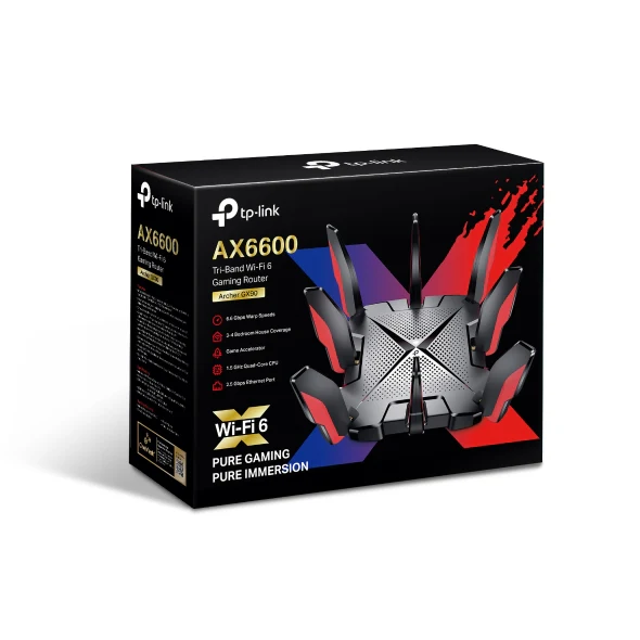 TP-Link Archer GX90 AX6600 Tri-Band Wi-Fi 6 Gaming Router - Image 4