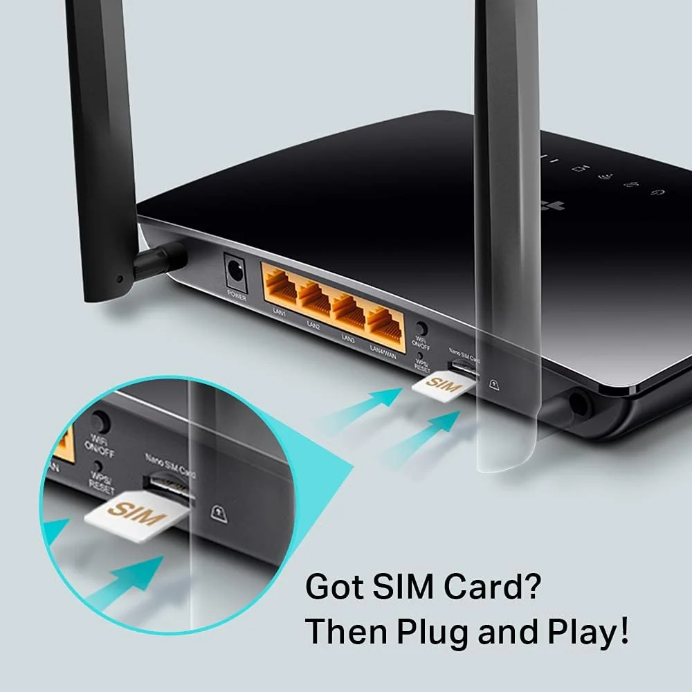 TP-Link Archer MR400 AC1200 Wireless Dual Band 4G LTE Router - Image 4