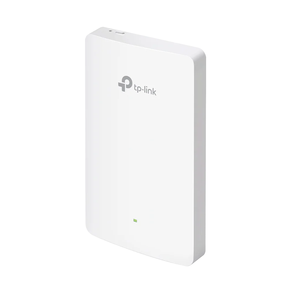 Tp-Link AX1800 Wall Plate WiFi 6 Access Point (EAP615-Wall) - Omada Business WiFi 6 AX1800 in-Wall Wireless Gigabit Access Point, Support ODFDMA, MU-MIMO & Beamforming, PoE Powered, SDN Integrated, Cloud Access & Omada app