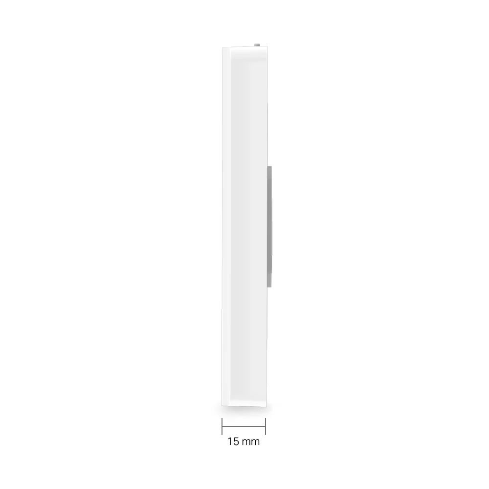 Tp-Link AX1800 Wall Plate WiFi 6 Access Point (EAP615-Wall) - Omada Business WiFi 6 AX1800 in-Wall Wireless Gigabit Access Point, Support ODFDMA, MU-MIMO & Beamforming, PoE Powered, SDN Integrated, Cloud Access & Omada app - Image 2