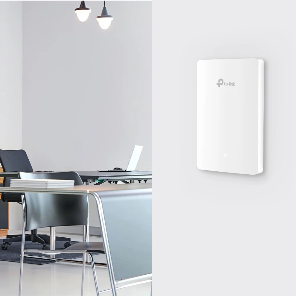 Tp-Link AX1800 Wall Plate WiFi 6 Access Point (EAP615-Wall) - Omada Business WiFi 6 AX1800 in-Wall Wireless Gigabit Access Point, Support ODFDMA, MU-MIMO & Beamforming, PoE Powered, SDN Integrated, Cloud Access & Omada app - Image 4