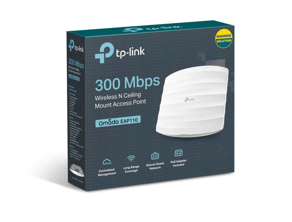 TP-Link EAP110 300Mbps Wireless N Ceiling Mount Access Point (TL-EAP110) - Image 4