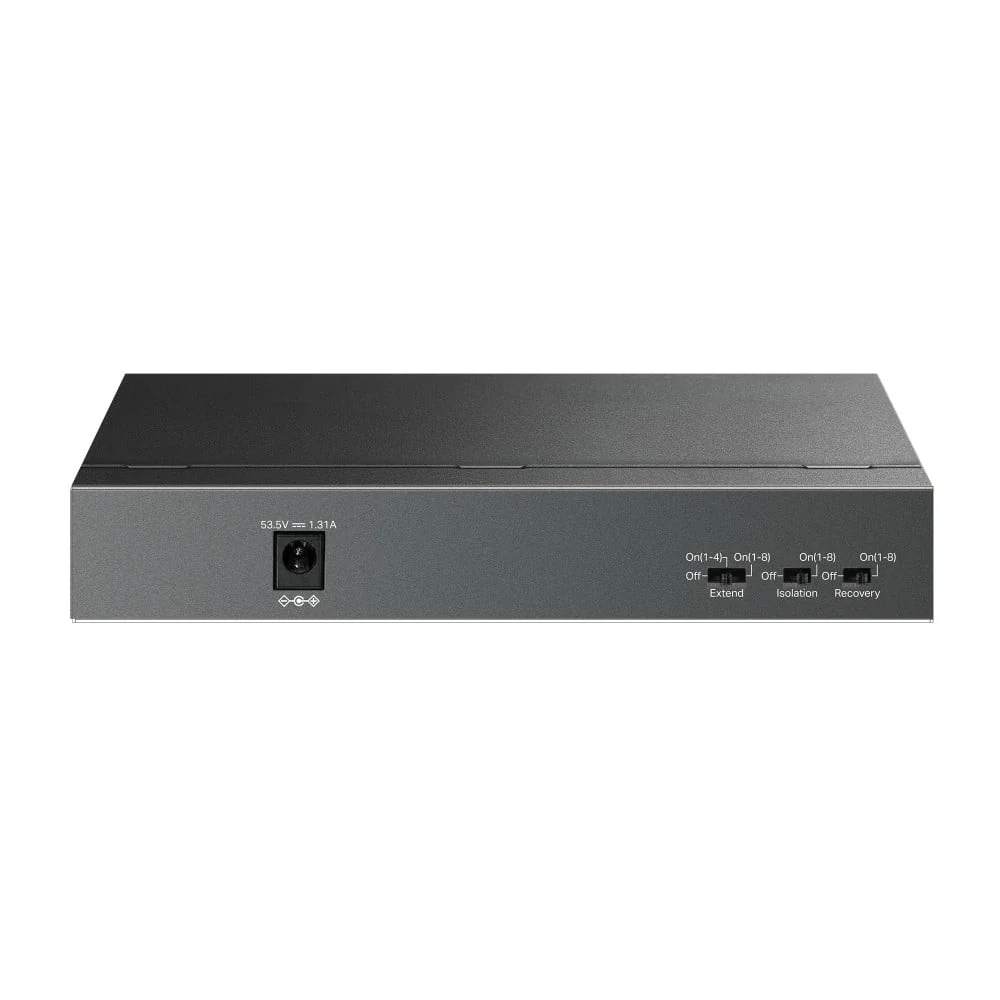 TP-Link TL-LS109P 9-Port 10/100Mbps Desktop Switch – 8-Port PoE+ (65W), CCTV Plug & Play Switch - Image 2