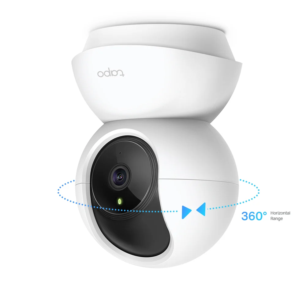 TP-Link Tapo C210 Pan/Tilt Smart Security Camera - Indoor CCTV, 360° Rotational Views, Works with Alexa&Google Home, No Hub Required, 3MP(2304 × 1296) High Definition, Night Vision, SD Storage(Tapo C210) - Image 2