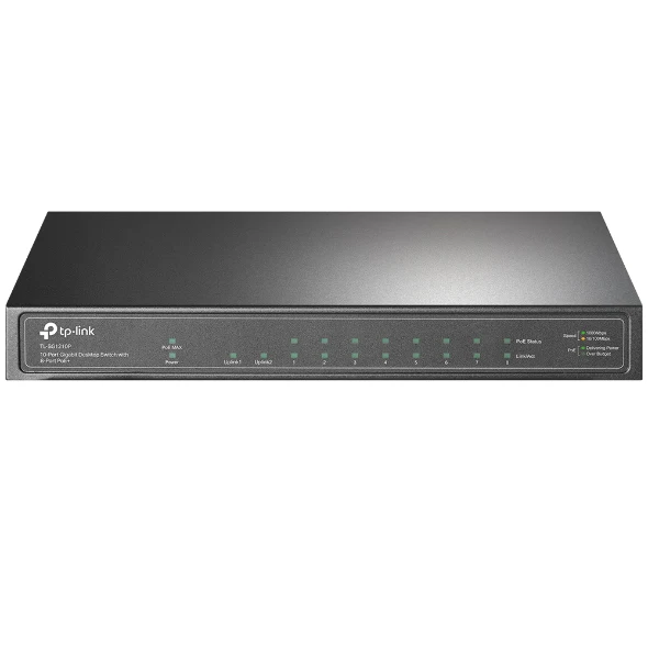 Tp-link TL-SG1210P 10-Port Gigabit Desktop Switch with 8-Port PoE+
