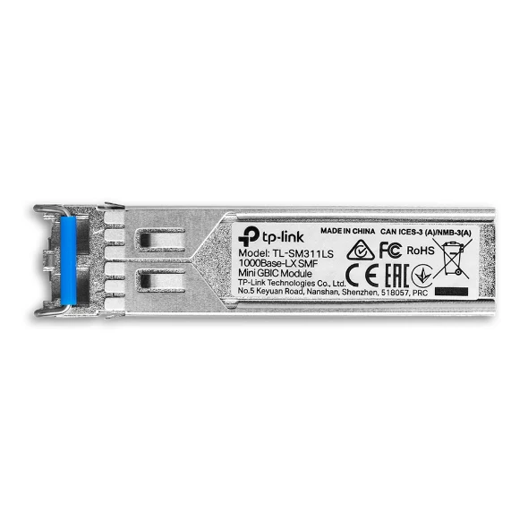 TP-Link TL-SM311LS 1000Base-LX SMF Mini GBIC Module – Gigabit Fiber SFP Transceiver for Single-Mode - Image 2