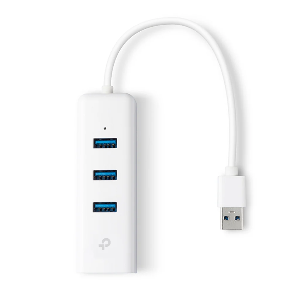 TP-Link TL-UE330 USB 3.0 3-Port Hub & Gigabit Ethernet Adapter – High Speed Multi-Port USB Expansion Hub with RJ45 LAN Adapter for Laptops, Ultrabooks, Office, Home, and Professional Networking Applications - Image 4