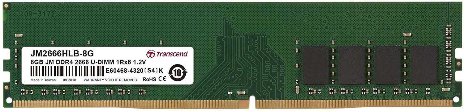 Transcend 8GB JetRam DDR4-2666 Desktop RAM (JM2666HLG-8G)