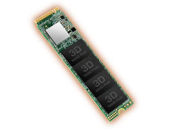 Transcend TS1TMTE110Q 1TB, M.2 2280,PCIe Gen3x4, M-Key, QLC, DRAM-less SSD - Image 2