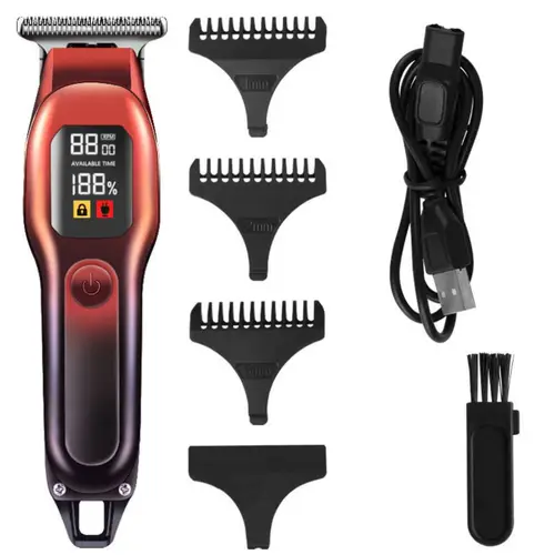 TrimmerX TM-T81 Professional Rechargeable Hair Clipper – Cordless Precision Trimmer for Barbers & Home Grooming - Image 5