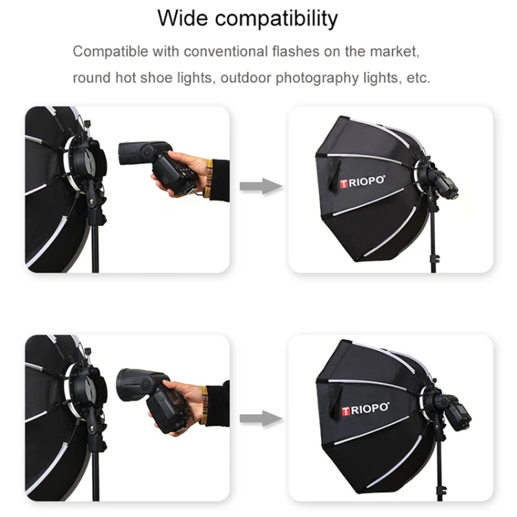 Triopo KX90 Dome Speedlite Portable Softbox - Image 4