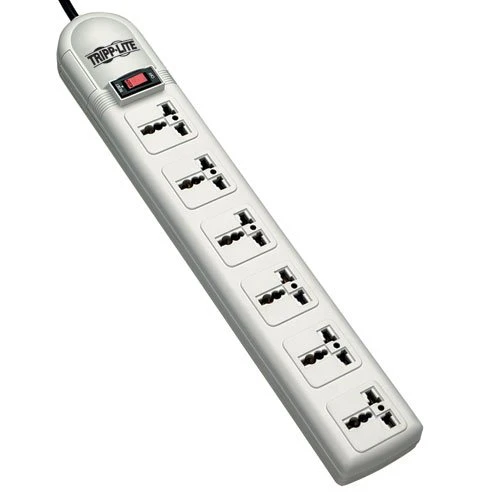Tripp-lite 6 Ways Extension -,SUPER60MNI B 230V ,750 Joules 6-Universal Outlet Surge Protector