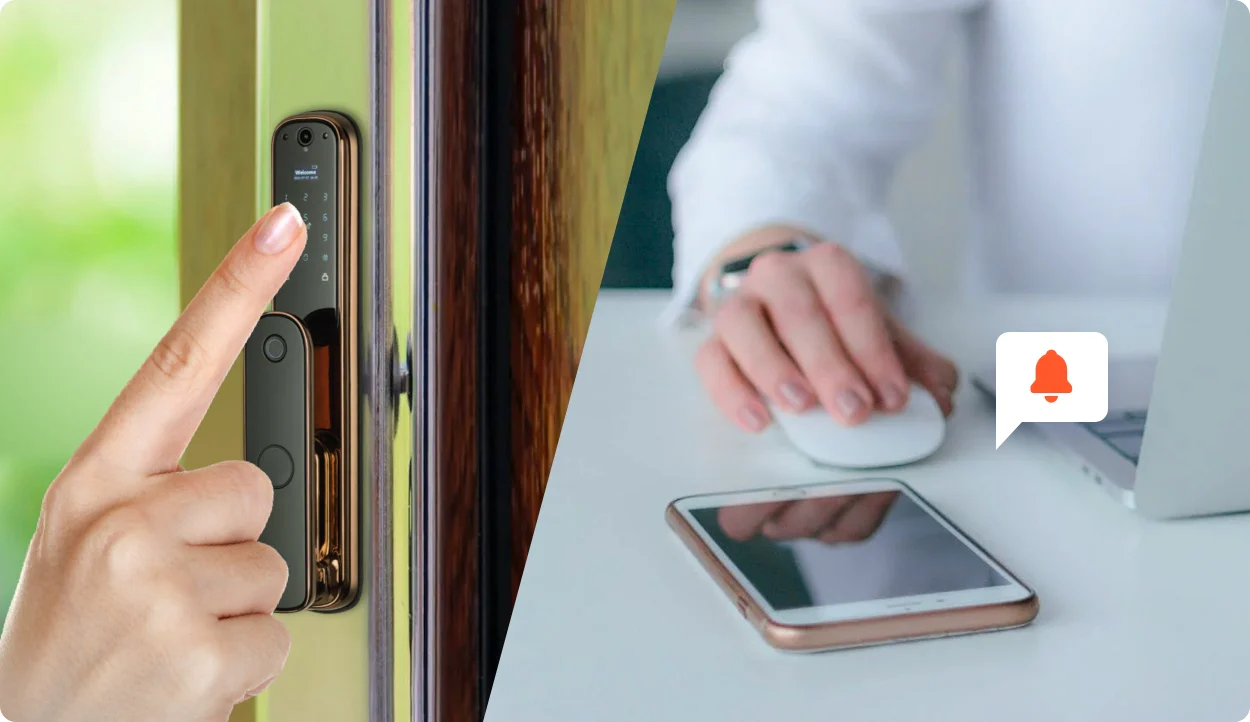 Tuya XSDTS 3D Face Smart Door Security Lock - Face & Camera Monitor Intelligent, Fingerprint Password, Biometric Electronic Key Unlock - Image 3